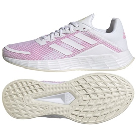 Zapatillas de running Adidas Duramo Sl KW H04631 blanco rosa 1