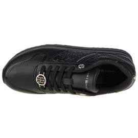 Zapatos Tommy Hilfiger Flatfor Sneaker W FW0FW05939-BDS negro 2