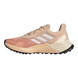 Zapatillas de running Adidas Terrex Soulstride W FY9257 beige multicolor rosado 1