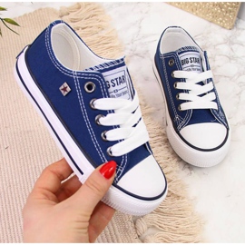 Big Star Jr. FF374202 zapatos azul marino blanco 1