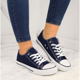 Deportivas bajas Atletico W ATC266B azul marino blanco 3