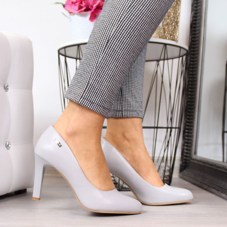 Zapato de salón Sergio Leone W SK3AD gris 2