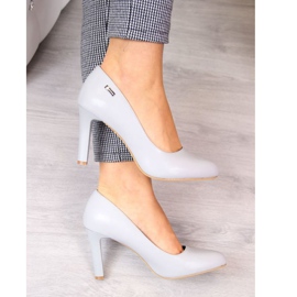 Zapato de salón Sergio Leone W SK3AD gris 3