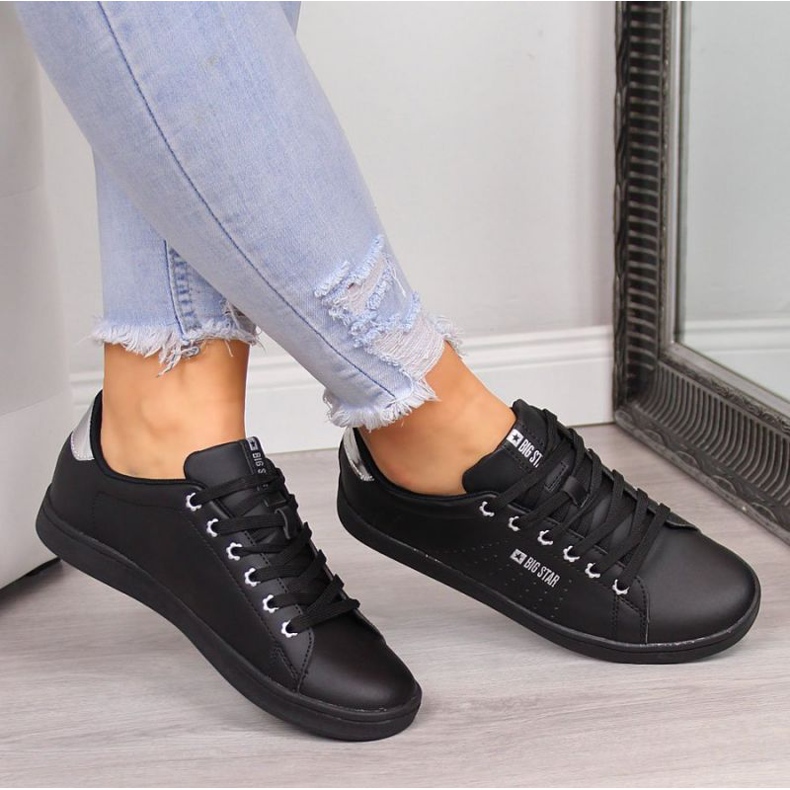 Zapatillas negras Big Star W DD274586 negro 2
