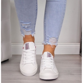 Deportivas bajas de piel ecológica Cross Jeans W INT1140B blanco 3