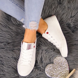 Deportivas bajas de piel ecológica Cross Jeans W INT1140B blanco 5