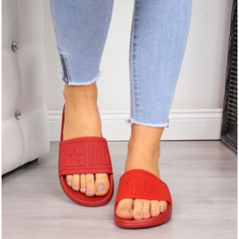 Zapatillas de playa de goma Big Star W DD274A270 rojo 3