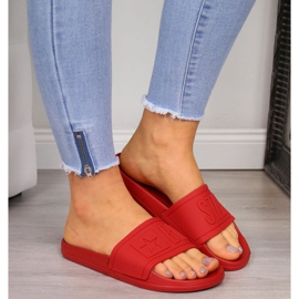 Zapatillas de playa de goma Big Star W DD274A270 rojo 4