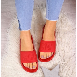 Zapatillas de playa de goma Big Star W DD274A270 rojo 5