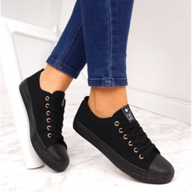 Zapatillas bajas NEWS W EVE130E negras negro 4