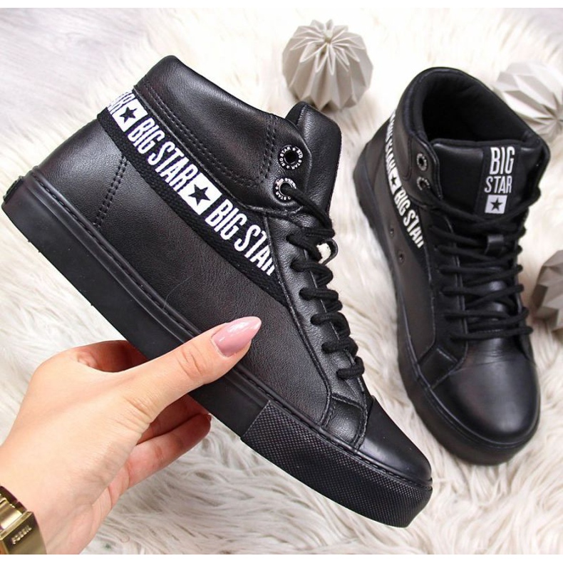 Zapatillas altas Big Star W EE274355 negro 1