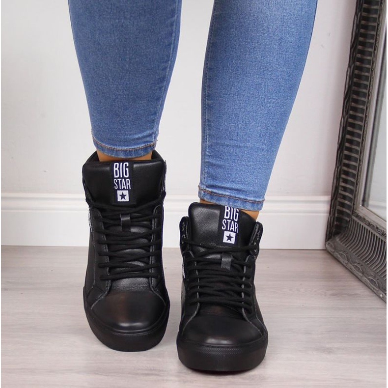 Zapatillas altas Big Star W EE274355 negro 2