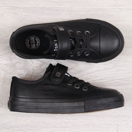 Zapatillas con velcro Big Star Jr EE374034 negro blanco 2