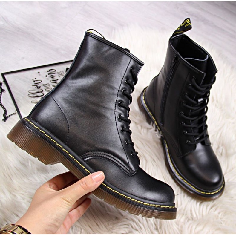 Botas de cuero con aislamiento Filippo W PAW77A negro 1