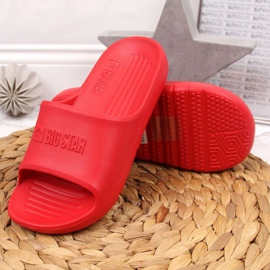 Pantuflas de espuma roja Big Star Jr GG374809 blanco rojo 2