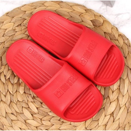 Pantuflas de espuma roja Big Star Jr GG374809 blanco rojo 3