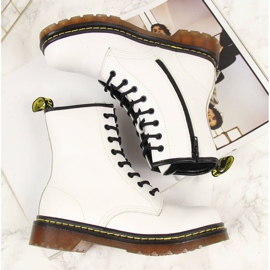 Botas de piel con aislamiento Filippo W PAW77B blanco amarillo 5