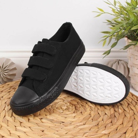 Zapatillas bajas Atletico Jr ATC387A negro rojo 2