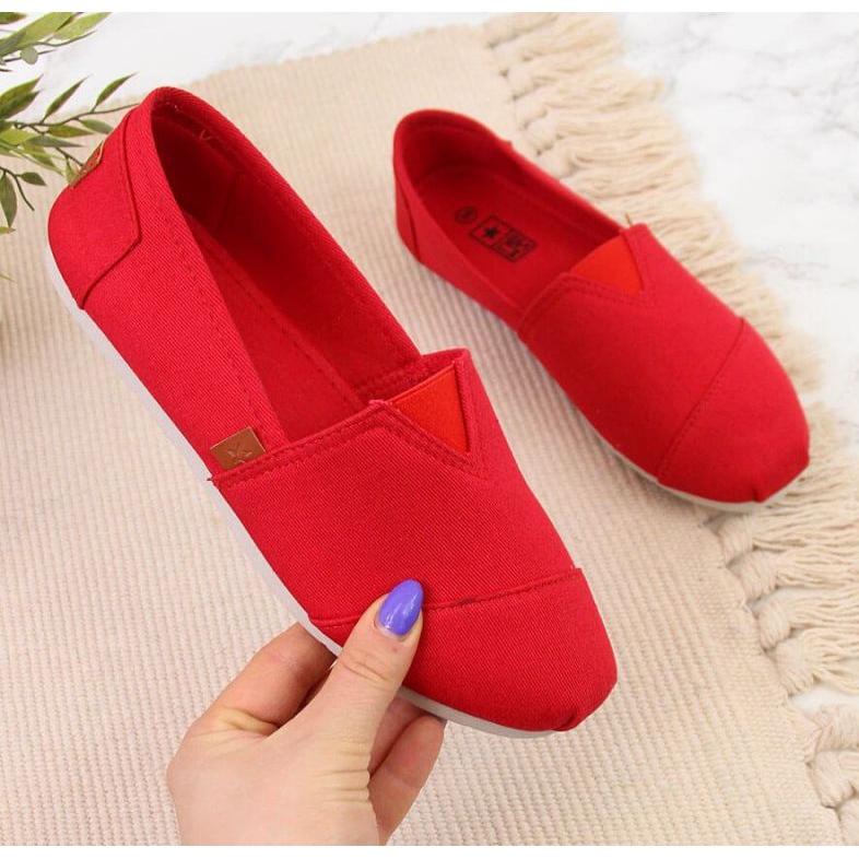 Zapatillas slip on tomsy News W EVE275C rojo 1 Zapatillas slip on tomsy News W EVE275C rojo 1