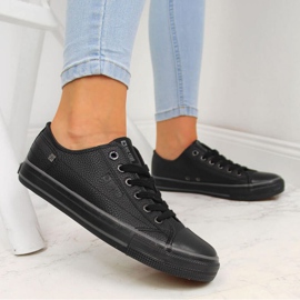 Zapatillas bajas con piel ecológica Big Star II274002 W negro 3