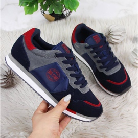 Zapatillas Big Star W GG274A055 azul marino negro rojo gris 1