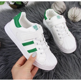 Zapatillas deportivas con velcro Big Star Jr GG374019 blanco marrón 1