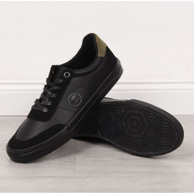 Zapatillas bajas de piel ecológica Big Star M II174008 negras negro 1