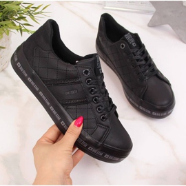 Zapatillas bajas negras en la plataforma Big Star W II274070 negro 1