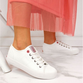 Zapatillas bajas con piel ecológica Cross Jeans W II2R4004C blanco 2