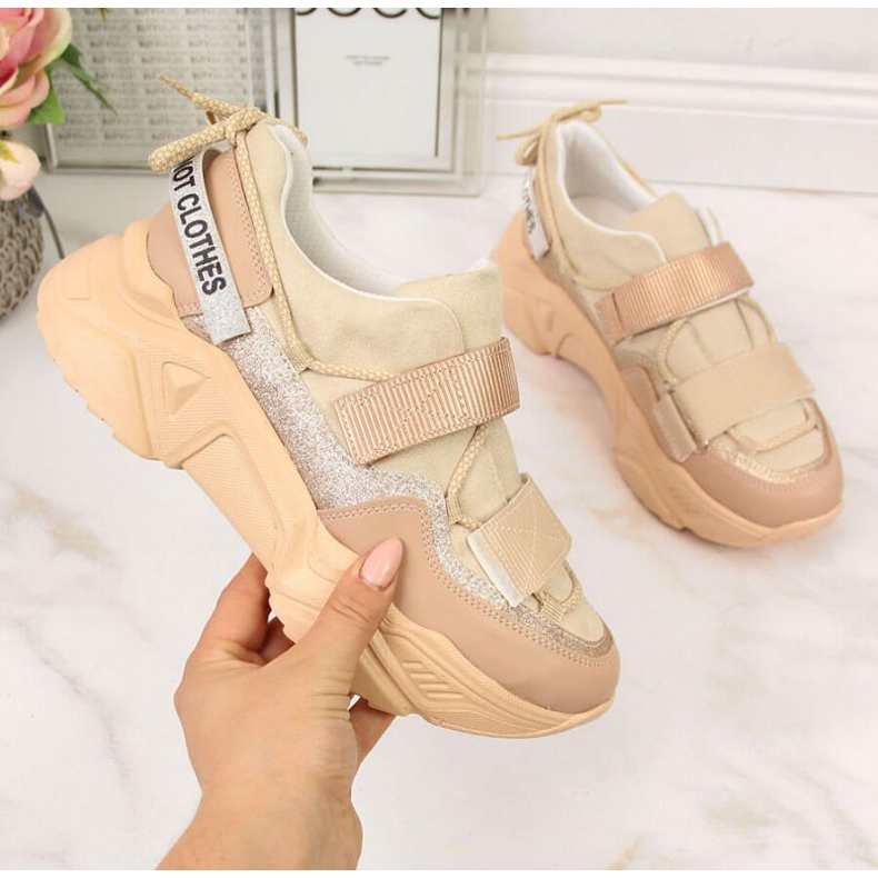 Zapatillas beige Navy Dot W WOL10 1