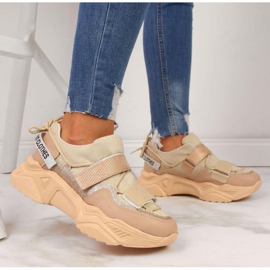 Zapatillas beige Navy Dot W WOL10 2