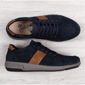 Zapato casual piel Rieker B0910 M azul marino 2