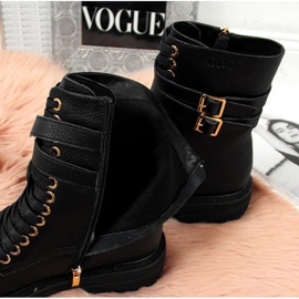 Botas negras con hebillas Goe W II2N4023 negro 4