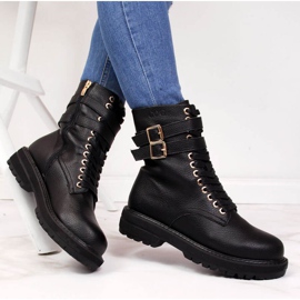 Botas negras con hebillas Goe W II2N4023 negro 6