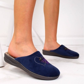 Zapatillas de casa Inblu W ARC1 azul marino 2