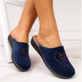 Zapatillas de casa Inblu W ARC1 azul marino 4