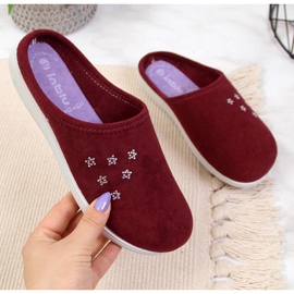 Zapatillas de casa Inblu W ARC4 burdeos rojo 1