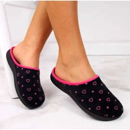 Zapatillas de casa W Inblu ARC5 negro rosado 4