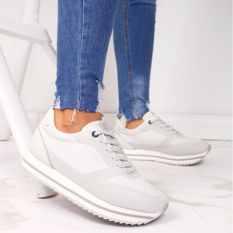 Zapatos en la plataforma Big Star W II274216 blanco 2