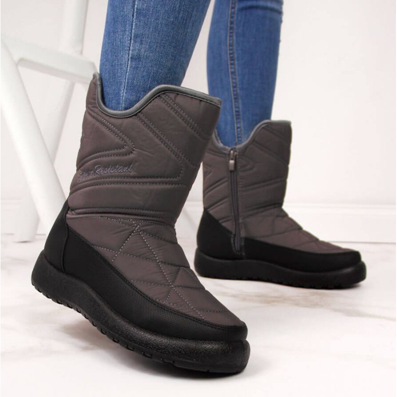 Botas de nieve impermeables News W EVE309B gris 2