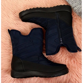 Botas de nieve impermeables Novedades W EVE309C azul marino 4