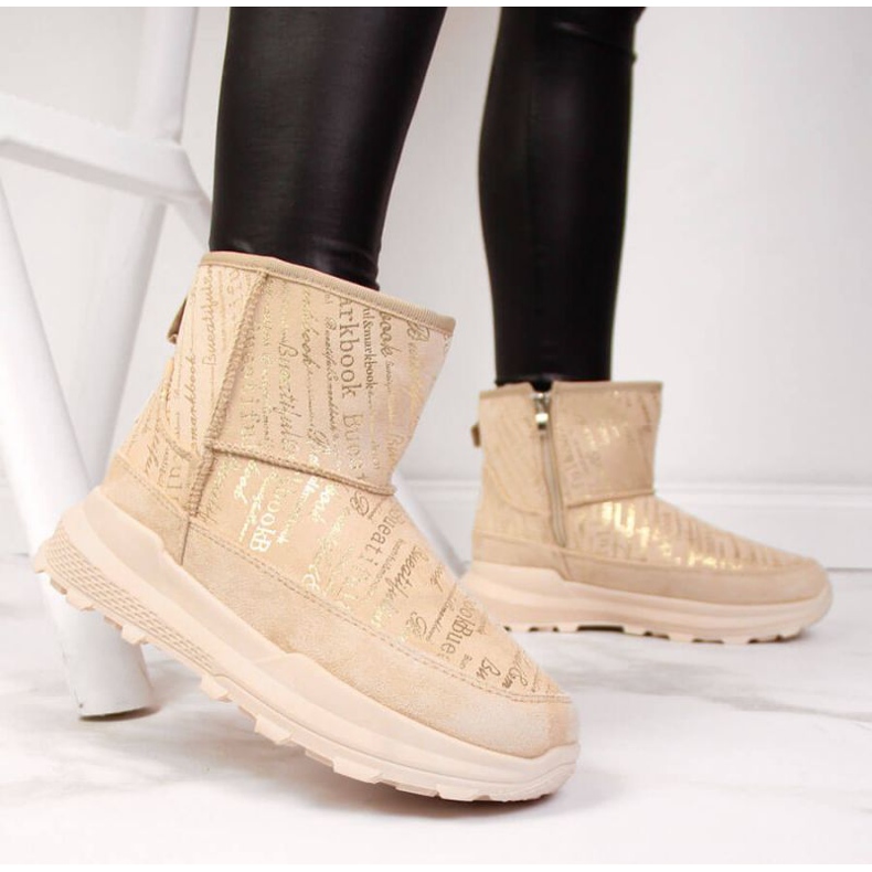 Botas de nieve gamuza News W EVE311B beige 2