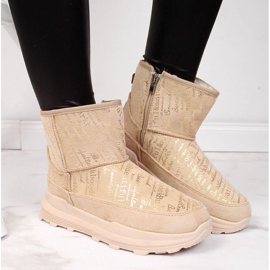 Botas de nieve gamuza News W EVE311B beige 3
