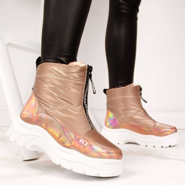 Botas de nieve en la plataforma holográfica Vinceza W JAN46C dorada dorado 2 Botas de nieve en la plataforma holográfica Vinceza W JAN46C dorada dorado 2