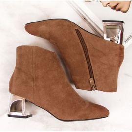 Botas con tacón decorativo T.Sokolski W SCA144B marrón 4