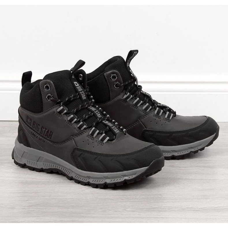 Botas de montaña Big Star M INT1624A grises 1 Botas de montaña Big Star M INT1624A grises 1