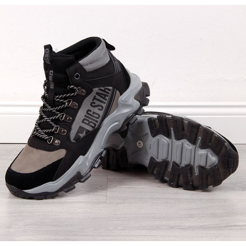 Botas grises Big Star M INT1625B 1 Botas grises Big Star M INT1625B 1