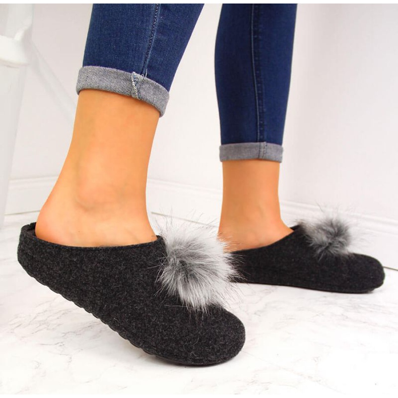Pantuflas Panto Fino W INT1626A negro 2