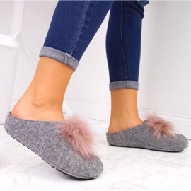 Pantuflas Panto Fino W INT1626B gris 2