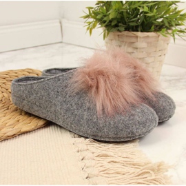 Pantuflas Panto Fino W INT1626B gris 5